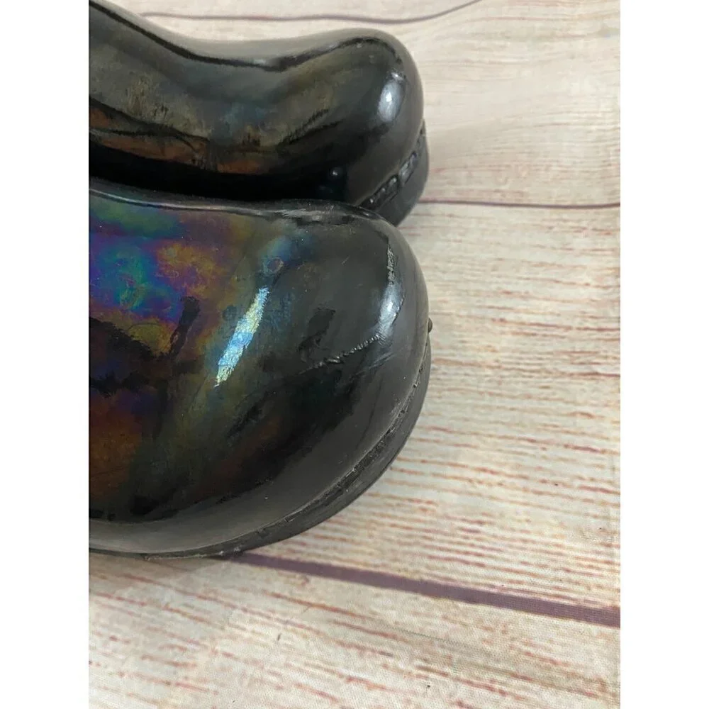 Dansko Women's Black Patent Leather Cloga - 40 (9.5-10) - Picture 4 of 11